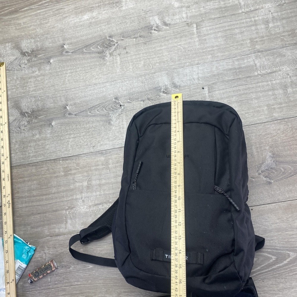 Timbuk2 Laptop Backpack 19 Inch Black Polyester Mens Commuter Bag Ventilated - Picture 10 of 12